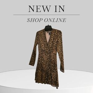 Leopard Print Women's Dress Jay GODFREY NWT